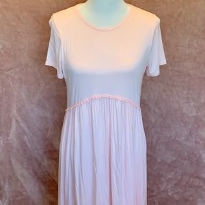 Pink Blush Maternity Dress